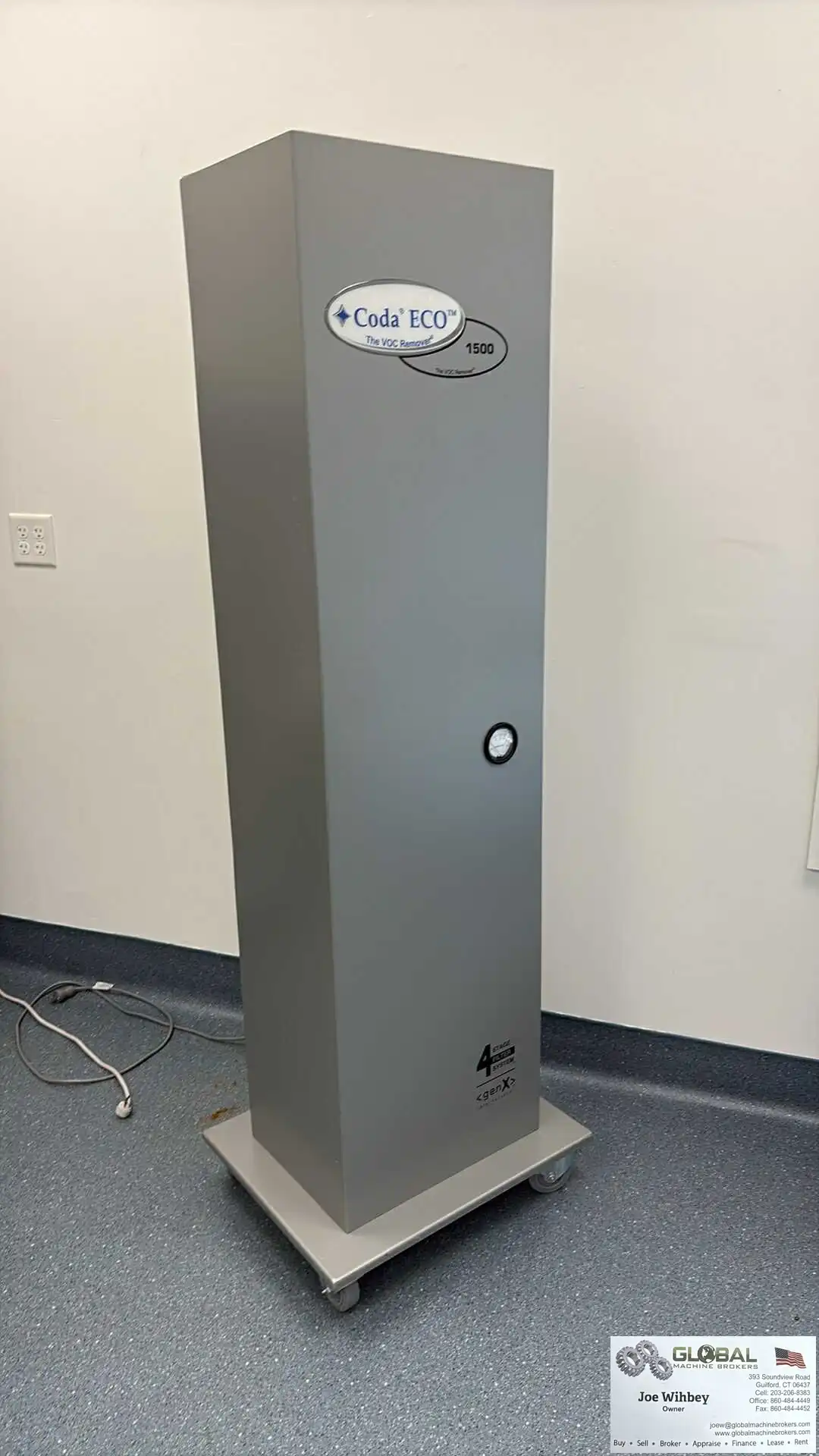 Coda Air Eco 1500 GECO-115 VOC Remover Air Purification Filtration Unit System