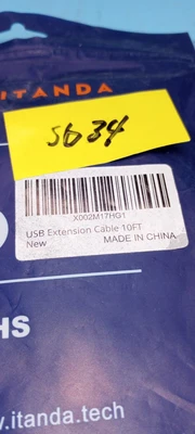 ITD ITANDA 10FT USB Extension Cable USB 3.0 Extension Cord Type A Male to Female