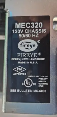 Fireye MEC320 Flame Control Module 120v 50/60Hz (BIN643)