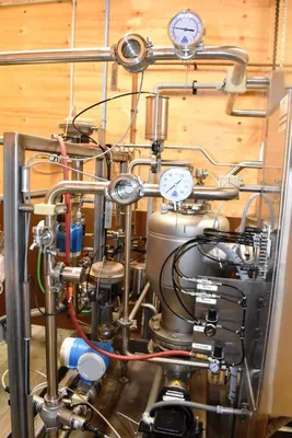 GEA Westfalia GSC 40-06-077 Hydrostop beer clarifier skid, 316SS.