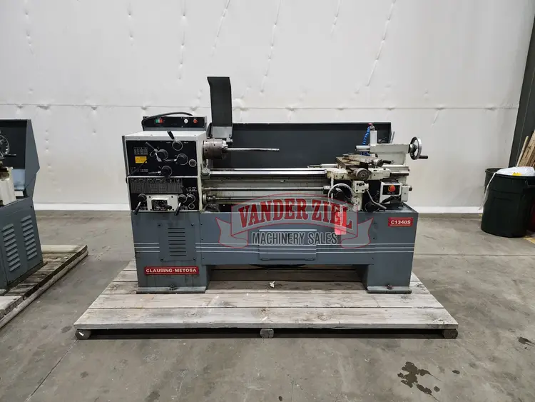Used 2001 CLAUSING C1340S Engine Lathes Michigan US | Vander Ziel Machinery Sales #482677