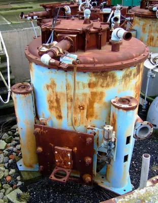 Robatel DTS-1250-K2 solid basket centrifuge, 304SS.