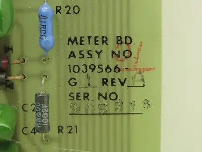 Fincor 1039566 Meter Board Assy Rev B Circuit Board