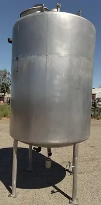 Tank, 850 Gallon, Stainless Steel, Jacketed, Agitated, CE Howard - #S745268