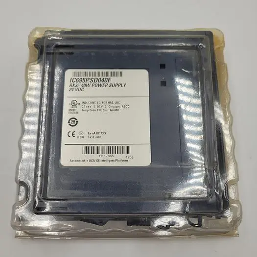 New | in-Stock GE GE IC695PSD040F RX3I 40W POWER SUPPLY 24 VDC - SEALED IN ORIGINAL PACKAGING Power Supplies | ND Industrial Surplus #1221804