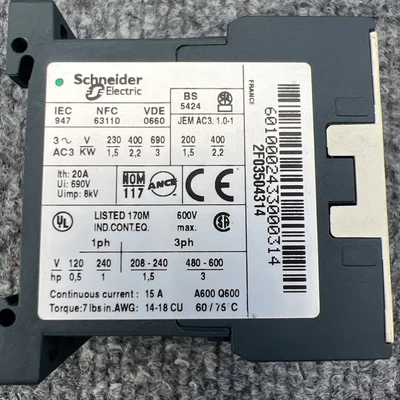 Used Telemecanique LP4K06-01BW3 PLC Contactors California US | Davliegogo LLC #1706588