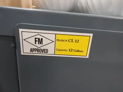 Used Jamco Used JAMCO CL12 Corrosive Safety Cabinet 23 Inch Width x 35 Inch Height with Key Hazardous Storage Units Illinois US | Falcon Restaurant Supply #1376586