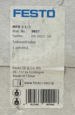 NEW Festo MFH-3-1/2