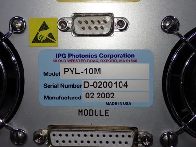 USED 2002 IPC PHOTONICS CORPORATION PYL10M