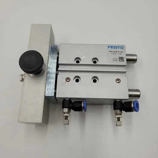 Used FESTO FESTO DFM-16-40-P-A-GF GUIDED DRIVE WITH MOUNTING BRACKET Misc Fasteners | ND Industrial Surplus #1218539