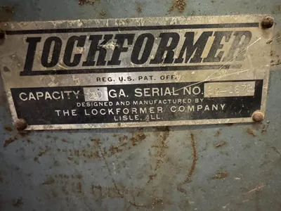 LOCKFORMER STANDING S CLEAT Roll Formers | THREE RIVERS MACHINERY (7)