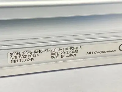 USED IAI ROBO CYLINDER ACTUATOR 5MM LEAD 110MM STROKE
