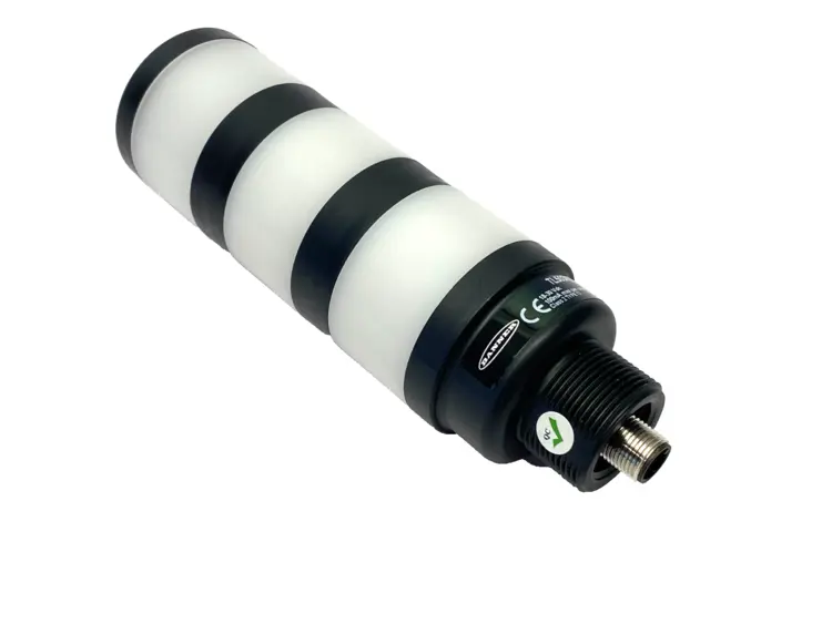 Used Banner Programmable Tower Light 4-Pin M12 50mm 804908 MISSING HEX RING Light Source Equipment Michigan US | Maverick Industrial Sales #1402540