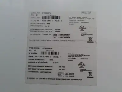 Thermo Scientific GTTSG25RPSA +4C Laboratory Refrigerator 23Cf 120v