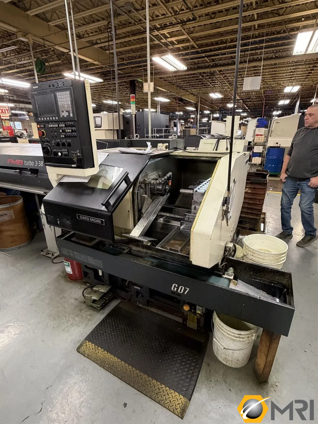 2016 DMG MORI G-07 Gang Slide CNC Lathe AG