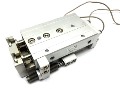Used SMC Guided Pneumatic Slide Table Rotary Actuators Michigan US | Maverick Industrial Sales #1394787