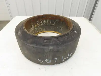 Super Solid 18x7x12-1/8 Forklift Tire Smooth Solid Press-on Black
