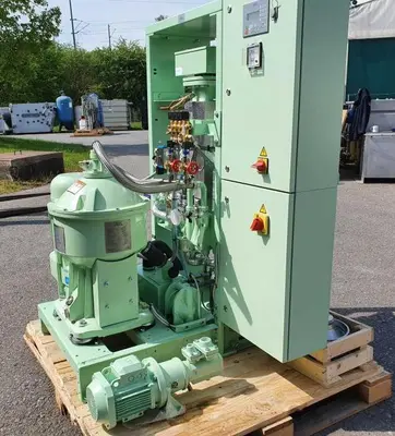 Alfa-Laval P-626 lube oil purifier module, 316SS.
