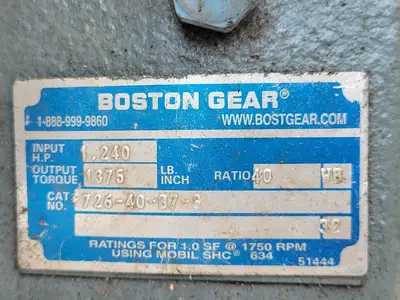 USED BOSTON GEAR 700 SERIES