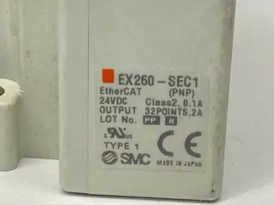 VV5QC11-06C4SDA-S | SMC  Pneumatic Manifold Base 6-Station EtherCAT - Used