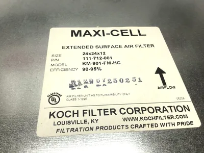 Koch 90 HC Maxi-Cell Filter 24x24x12-FM