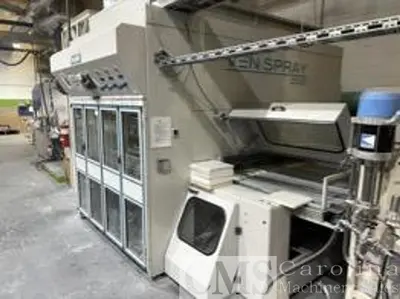 USED 2009 VENJAKOB CBC COMPLETE FINISHING LINE (U-TURN) WITH IR AND UV