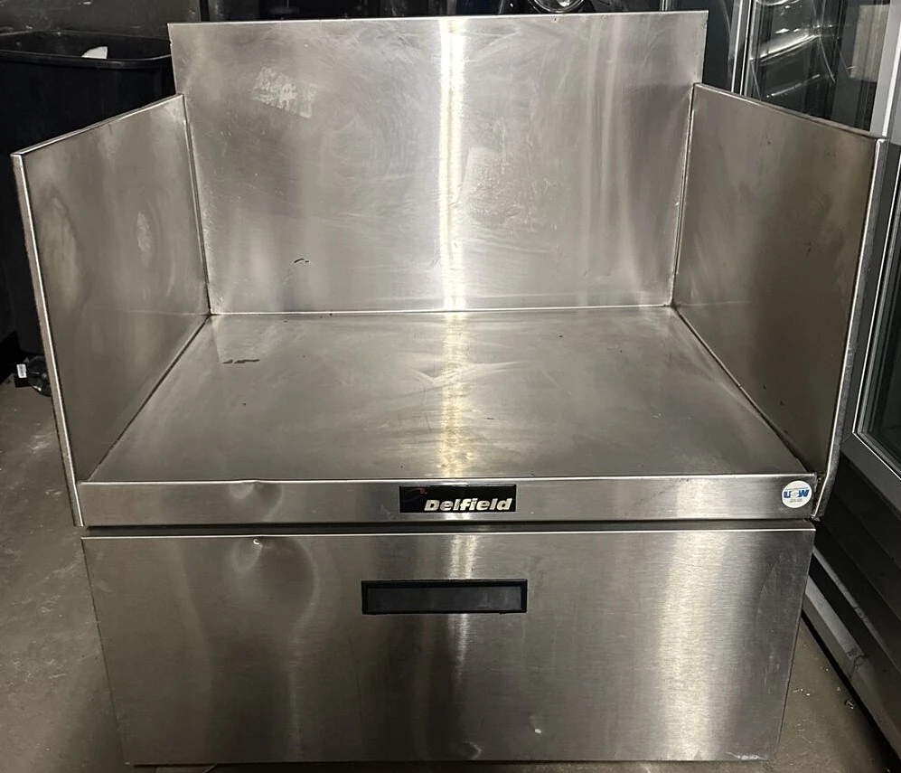 174-0058 Delfield F17DD32-C 32” Drop In 1-Drawer Stainless Steel Work Table