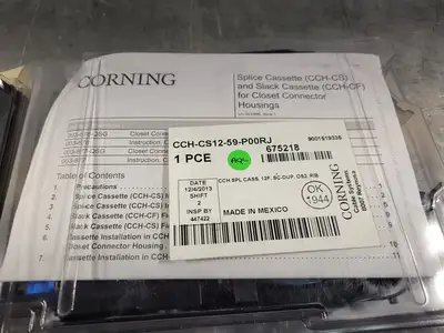 NEW CORNING CCH-CS12-59-P00RJ
