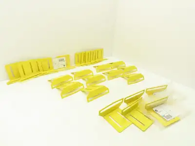 Allen Bradley 60-2721  2x4" Conveyor Sensor Reflector Bracket Yellow  Lot of 25