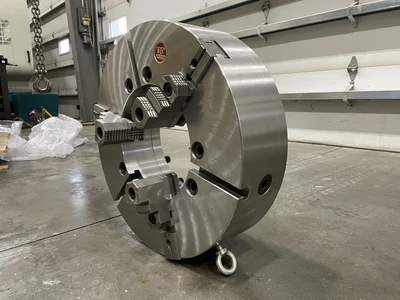 BTC 25″ Three Jaw Manual Chuck, 12.5″ Bore – NEW