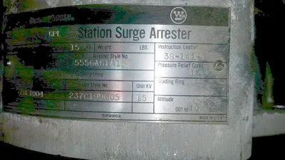 Westinghouse Station Surge Arrester Type CPL