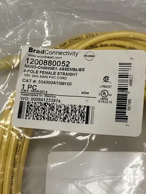 New | in-Stock BRAD CONNECTIVITY 1200880052 Miscellaneous Equipment (Electrical & Power) | Surplus Asset Holdings #1192046