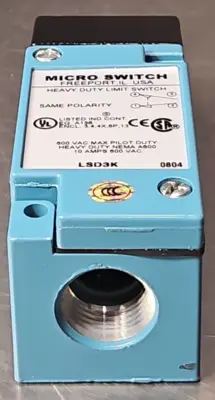 HONEYWELL LSD3K MICRO SWITCH Heavy Duty Limit Switch (BIN423)