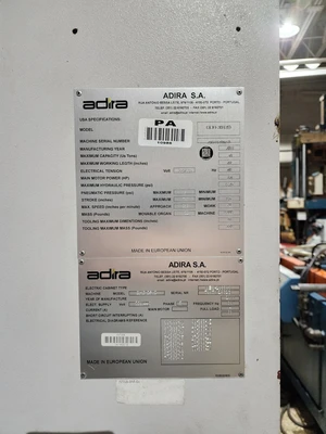 Used 2011 ADIRA QHD-3012D Press Brakes Minnesota US | INTER-PLANT SALES #1261919