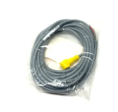 NEW TURCK EUROFAST SINGLE ENDED RT ANGLE CORDSET M12 8-PIN