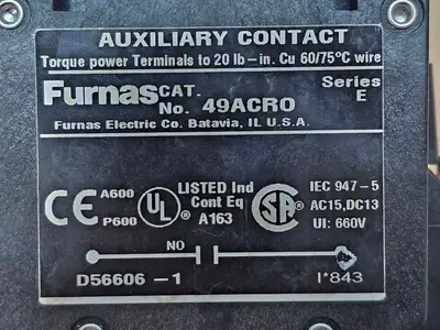Used FURNAS 42BF35AJLB Switchgears British Columbia CA | Lenmark #1438347