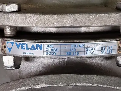 USED VELAN F10-0342C-13SL
