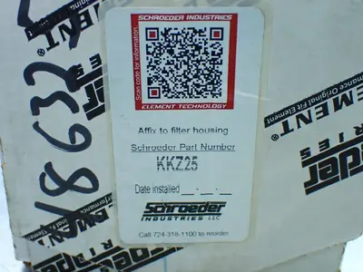 New | in-Stock SCHROEDER KKZ25 Filters | HGR 24 #742735