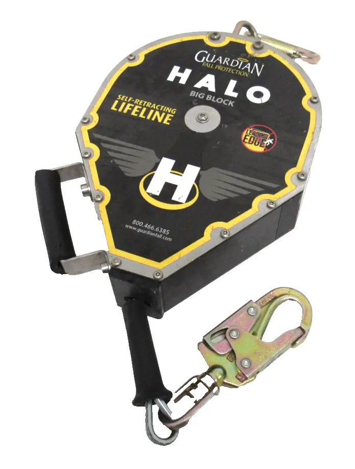 USED GUARDIAN HALO 10917 SELF RETRACTING LIFE LINE 50' 3/16"
