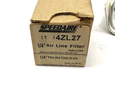 USED SPEEDAIRE MODULAR AIR LINE FILTER 1/4" NPT PORTS