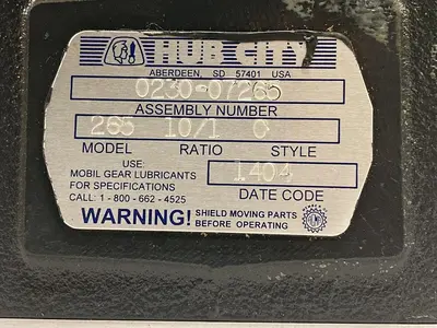 New | in-Stock HUB CITY GEAR SPEED REDUCER Speed Reducers | Surplus Asset Holdings #1204298