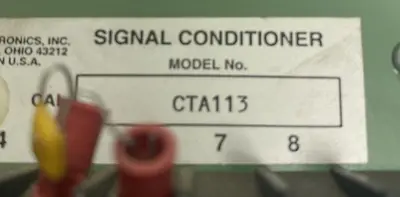 USED OHIO SEMITRONICS CTA113