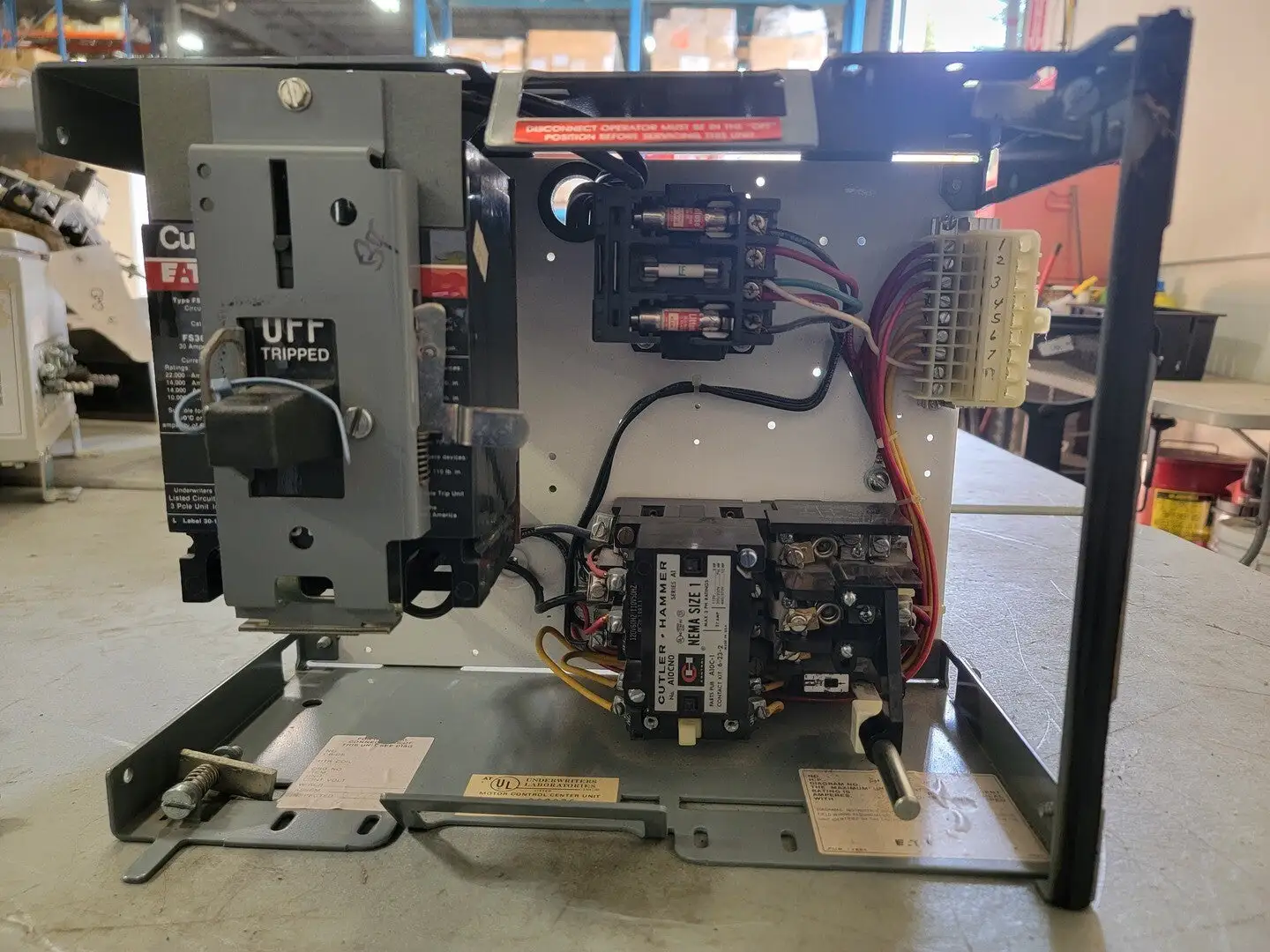 MCC Unit 10 hp, Nema 1