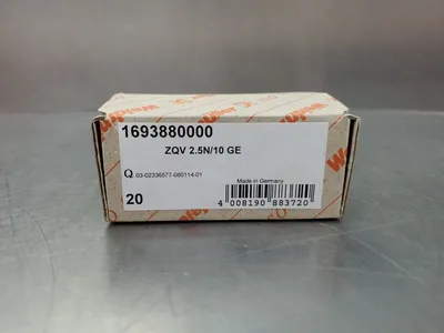 Weidmuller ZQV2.5N/10GE 1693880000 Shorting Strip Wiring Terminal. 4C-37