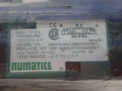 Used NUMATICS 082SS615M000061 Pumps Ohio US | HGR 24 #1131411