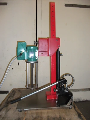 Lab s/s Hydraulic Raise Lower Stand