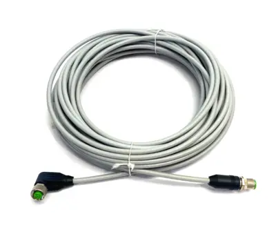 New | in-Stock MURRELEKTRONIK DBL-END CORDSET M12 MALE 0° / M12 FEMALE 90° Cable & Wire | Maverick Industrial Sales #1110783