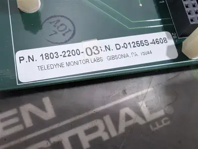 Teledyne Monitor Labs 1803-2200-03 Motherboard 1803-2201-01 Rev X1 Used