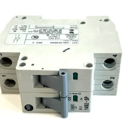 A / B 1492-SP2B050 MINIATURE CIRCUIT BREAKER SER. C 1492SP2B050 NEW, SURPLUS
