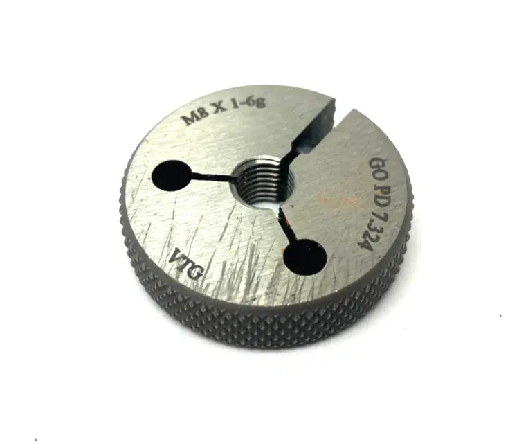 Used VERMONT GAGE THREADED RING GAUGE M8X1-6G GO PITCH DIA. 7.324 Pin & Plug Gages Michigan US | Maverick Industrial Sales #1123041